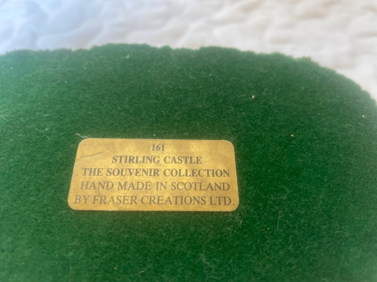 Sale❗️リリパットレーン368☆Edinburgh Castle 1992 Vtg Fraser Creations The Souvenir Collection Stirling