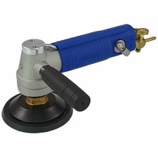Gison GPW7 4" inch Air Wet Stone Polisher 4500 Rpm with Front Exhaust Blue