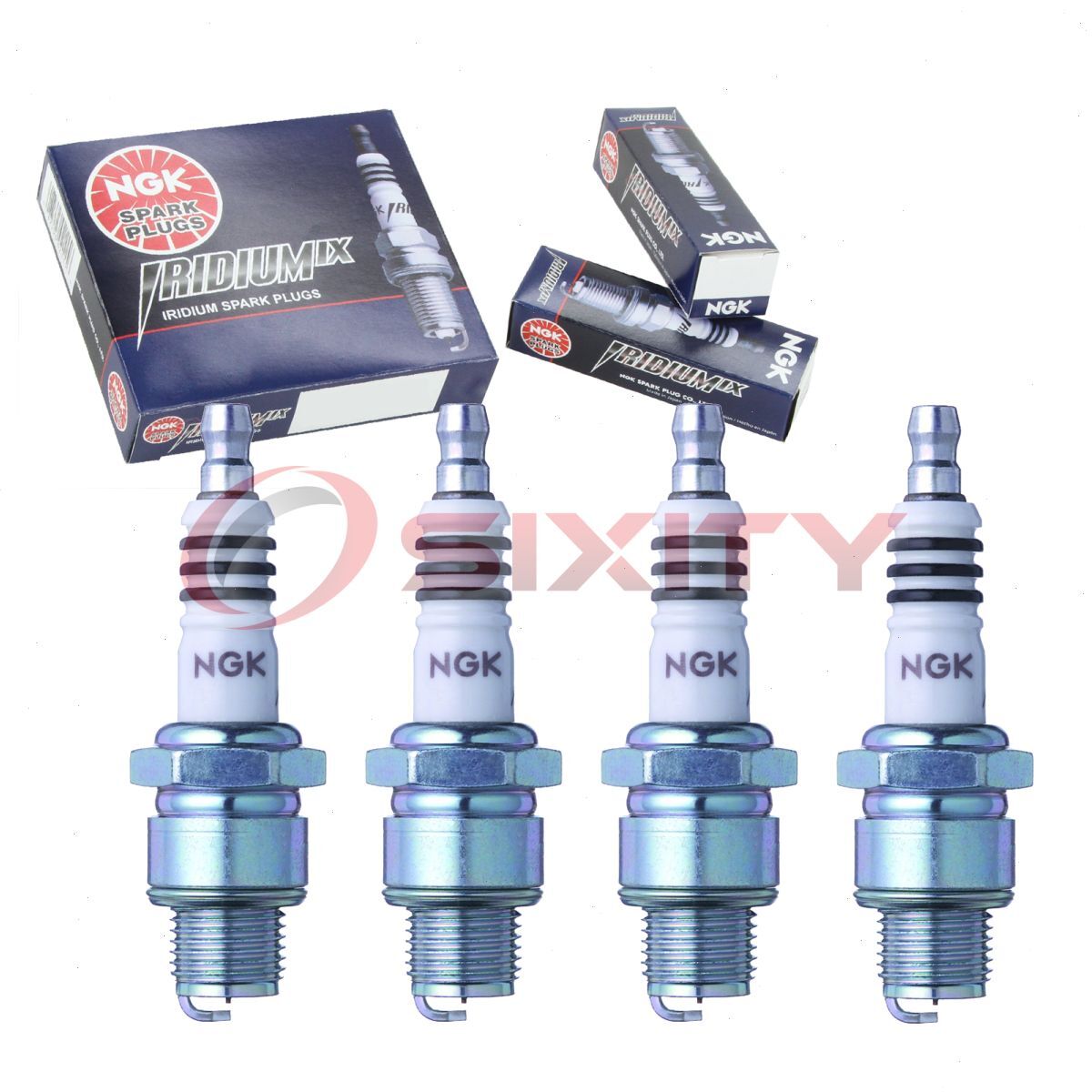 4 pc NGK 7001 BR8HIX Iridium IX Spark Plugs for W4AS W4AP W3AS W3AP W25FN aa