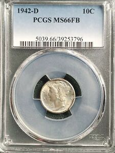1942-D Mercury Silver Dime MS65 PCGS