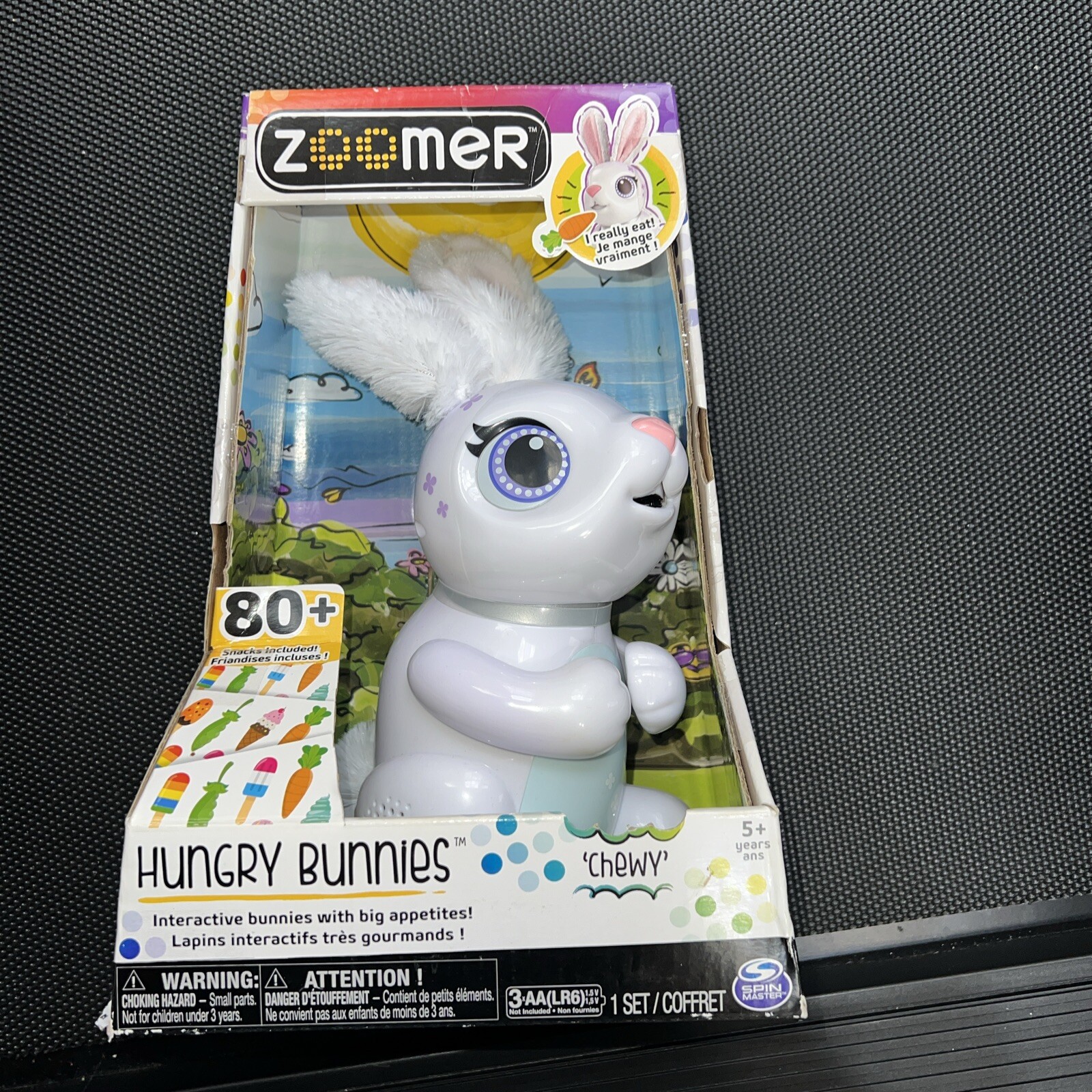 Zoomer Hungry Bunny Toy Shreddy Bunny Rabbit Zoomer Hungry Spin