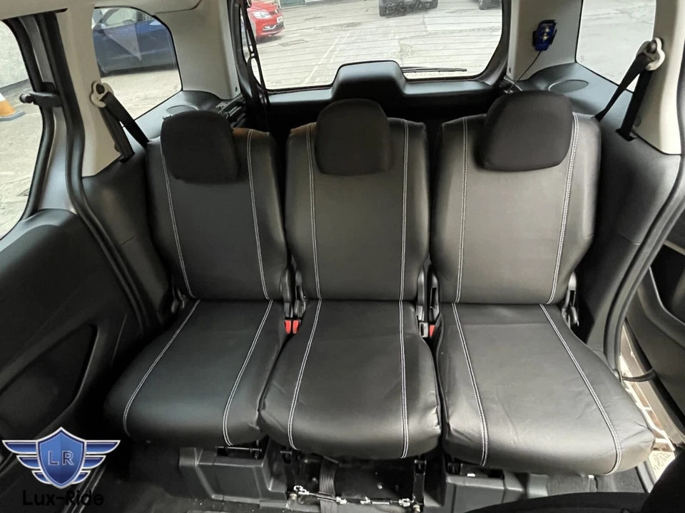 CUBIERTAS DE ASIENTO PEUGEOT PARTNER 2015 - 2018 CUERO ARTIFICIAL A MEDIDA Foto 4 de 4