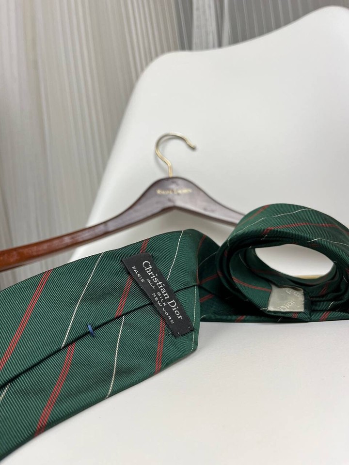 A genuine vintage Christian Dior Monsieur silk tie — a designer piece with real provenance that makes an effortlessly sophisticated gift.