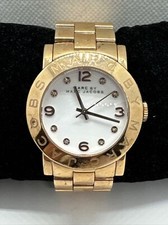 Marc Jacobs MBM3077 Women's Gold Stainless Steel Analog Dial Quartz Watch JNA531