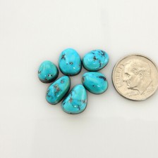 Natural Morenci Turquoise cabochons cabs Gemstones gems stones m355