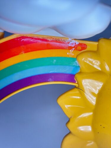 CRACKED My Little Pony G1 Waterfall Playset 1984 Hasbro Incomplete MLP WORKS! - Picture 12 of 14