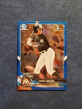 Osiris Johnson 2018 Bowman Draft Chrome BDC-103 BLUE REFRACTOR 9/150