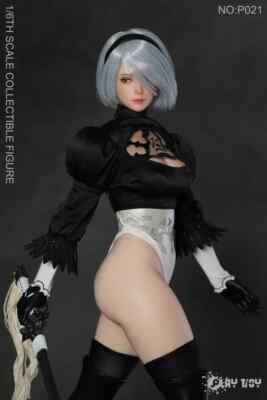 PLAY TOY, Humanoid Robot 2B Collectible Action Figure Model, 1/6