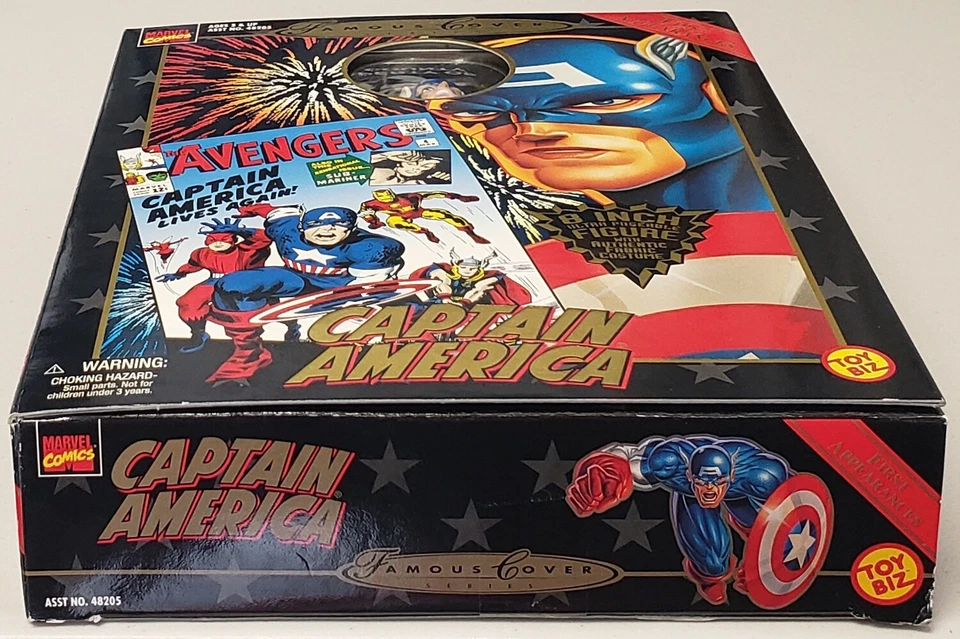 FAMOSA SERIE DE PORTADAS DE MARVEL PRIMERAS APARICIONES CAPITÁN AMÉRICA 8" ULTRA POSABLE Foto 3 de 4