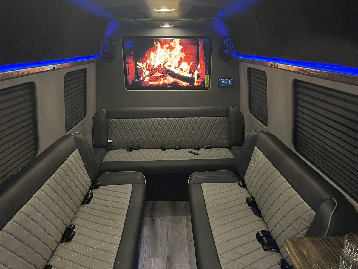 Mercedes Limo Van Interior
