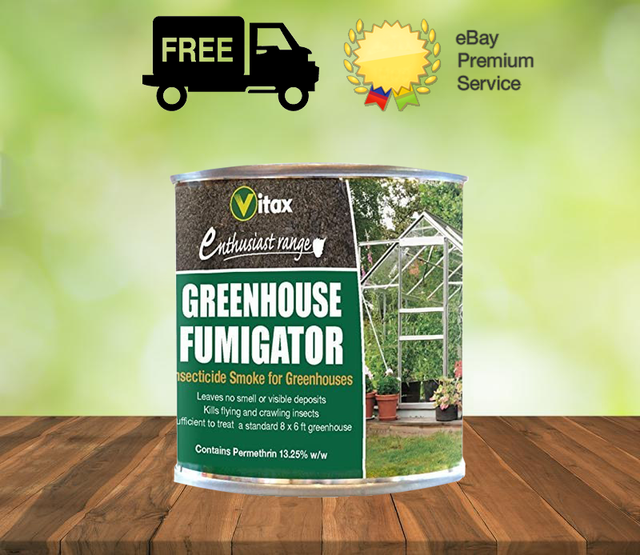 Vitax Greenhouse Fumigator Insecticide 3.5g Smoke FUMIGANT for sale
