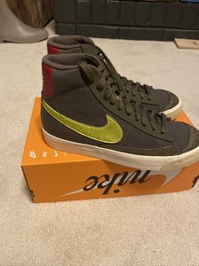 Nike Blazer Mid '77 Olive Snakeskin Women's Athletic Lifestyle SneakerS Sz 6 NEW | eBay