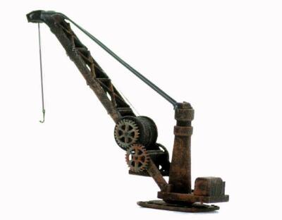 HO Scale FLATCAR CRANE make your flatcar into a workcar INSTANTLY comes Built up