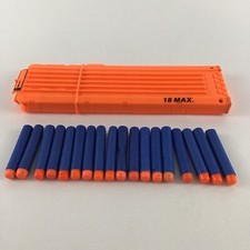 Nerf N Strike Ammunition Clip 18 Max Soft Darts Ammo Holder Hasbro Toy Lot