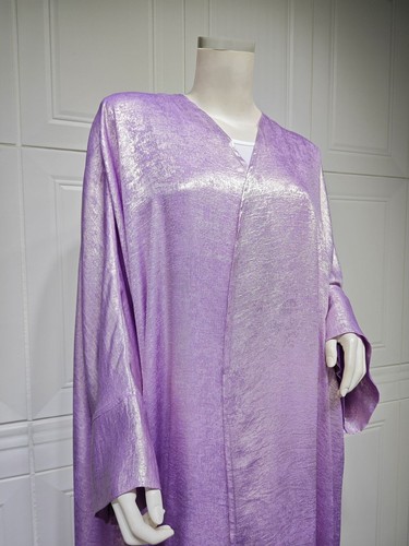 Open Kaftan Abaya Women Cardigan Long Dress Modest Kimono Muslim Robe Arab Gown - Picture 30 of 72