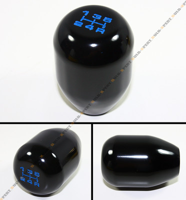 FOR MAZDA 3 6 RX8 RX7 CX5 10*1.25 ALUMINUM 5 SPEED MANUAL BLK & BLUE SHIFT KNOB