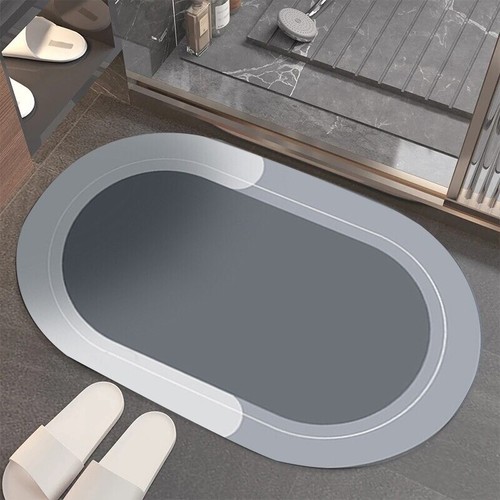 2024 Non-Slip Super Absorbent Floor Mat Quick Drying Bathroom Carpet Kitchen Rug - Picture 23 of 36