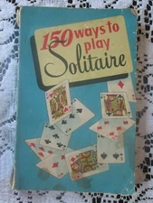 Vintage 150 Ways To Play Solitaire pb Book Cards 1950 The US Playing Card Co