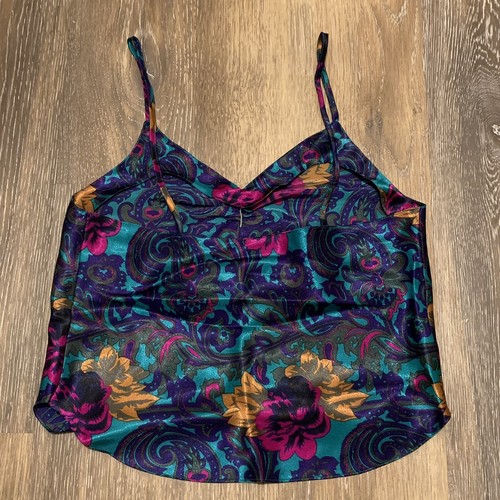Vintage Victorias Secret Lingerie Camisole and Cheeky Panty Set Floral Petite - Picture 3 of 12