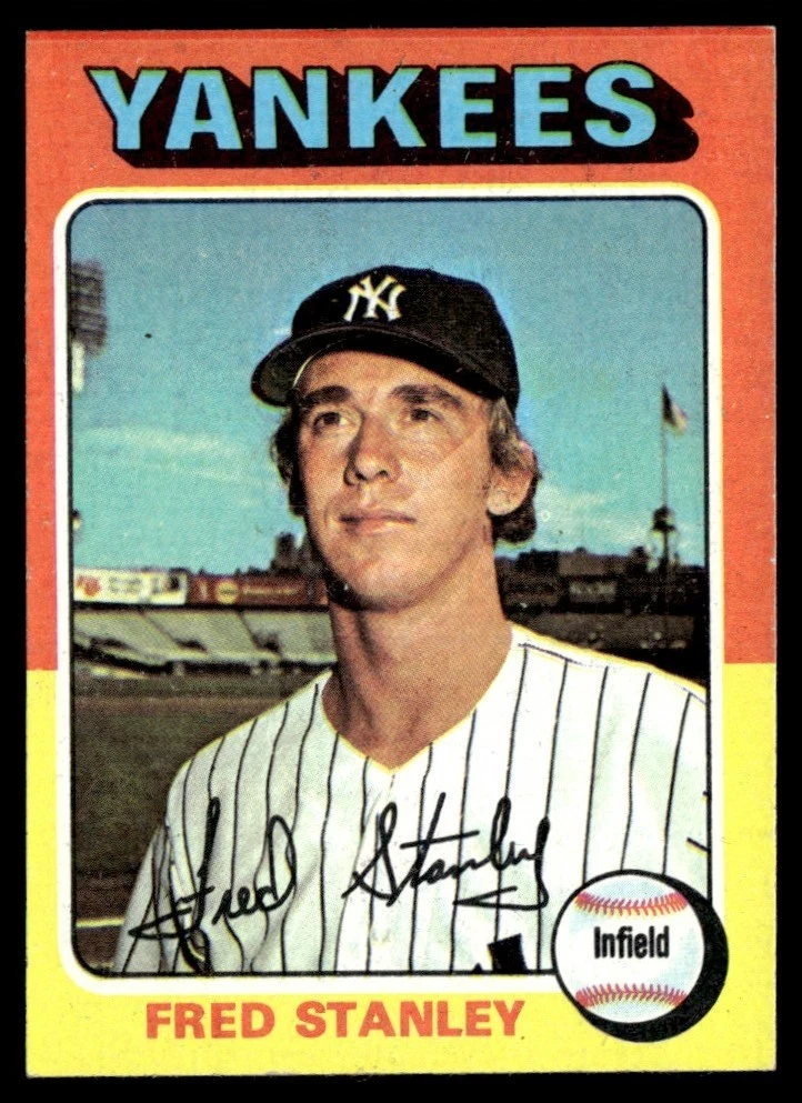 1975 Topps Mini Fred Stanley - New York Yankees #503