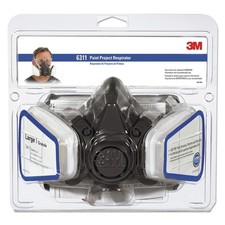 3M 6311PA1A Half Facepiece Paint Spray Pesticide Respirator - Large New