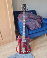 Epiphone EB-3 (SG E1)  4-String Electric Bass Guitar Solid Body Right-Handed Red