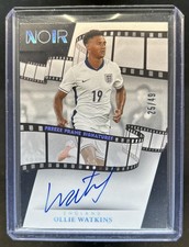 2024-25 Panini Noir Ollie Watkins Freeze Frame Signatures Auto #/49 England