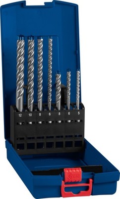 Bosch EXPERT SDS plus-7X Hammerbohrer-Set 5/6/6/8/8/10/12 mm, 7 Stück