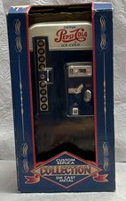 Pepsi-Cola Vending Machine Bank 1997 Replica collection Diecast 50's  NEW