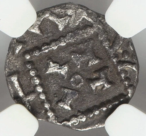ANGLO-SAXON England 680-710 AD Continental Issue Silver Sceat S-783 Coin NGC AU