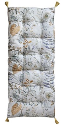 Chic Antique - Liegestuhl Auflage Polster 180x70cm Blumenmuster Opal 16103506