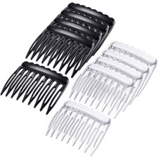 Eboot 24 Pieces Small Hair Combs Side Combs Plastic French Teeth for Women