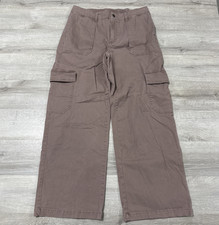 Wild Fable Pants Women  s Size Large Brown Cargo Stretch Pants