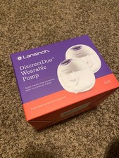 Lansinoh Discreet Duo Wearable Breast Pump Hands Free - BRAND NEW