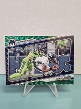 Jamal Adams 2 Card Lot 2021 Reactive Yellow & 2023 Green Mosaic Bang! Seahawks