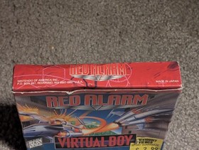 Red Alarm - Nintendo Virtual Boy Game W/ Box & Manual