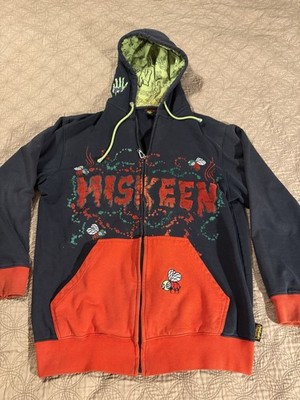 Miskeen. (MSKN). Hoodie. Black/Red/Green  XL Some Condition Issues