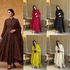 Anarkali Gown Indian Dress Salwar Kameez Ready made Party Wedding Bollywood new