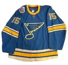 Robby Fabbri 2017 WINTER CLASSIC Game Worn Used St. Louis Blues Hockey Jersey