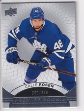 2017-18 UD Premier Rookie #53 Calle Rosen /399