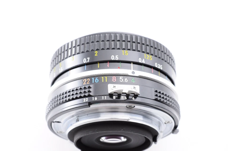 Lente Nikon Ai Nikkor 20mm f/4 quase em perfeito estado MF telefoto Prime Y3651 - Imagem 3 de 4