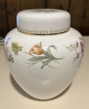 Vintage Wedgewood Mirabelle Boba China Ginger Jar England 6” Tall