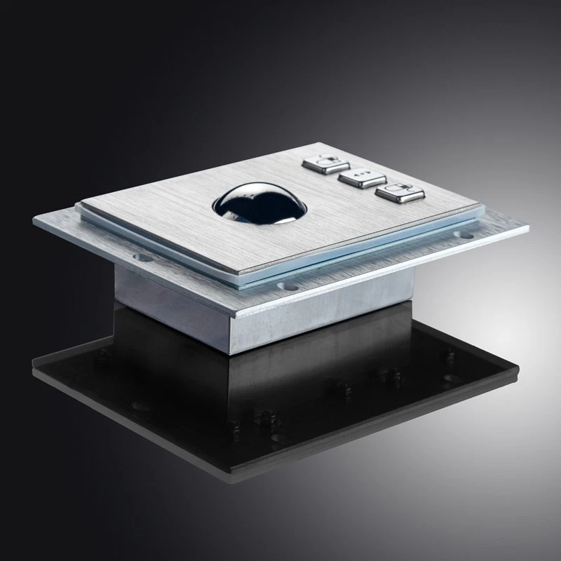 Mechanical Trackball Mouse USB 38MM Metal Rollerball Industrial Pointing Device - Image 4 of 4