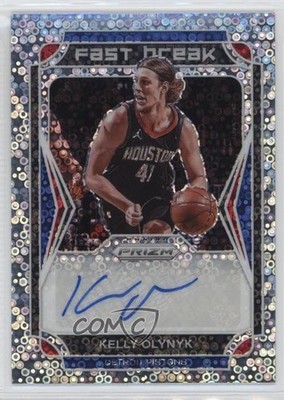 2021-22 Panini Prizm Fast Break Kelly Olynyk #FB-KOL Auto 1i9m