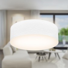 Plafoniera con paralume in tessuto attacco E27 max 40 watt lampada soffitto