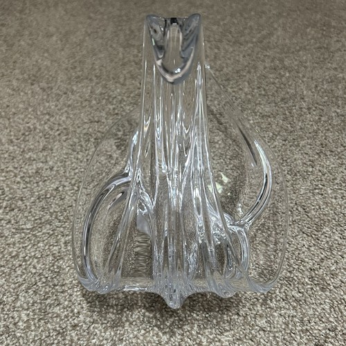 Large Vintage Signed Cofrac Art Verrier France Glass Crystal Table Centerpiece - Picture 5 of 12