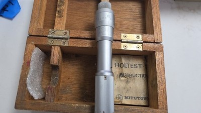 Mitutoyo H3 HOLTEST 3-Point Bore Inside Micrometer .1.0-1.2'' CALIBRATED - 261173