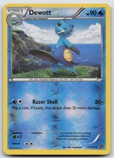 Pokemon Card Dewott REVERSE HOLO XY - Steam Siege 31/114