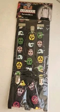 Forum Novelties Day of the Dead Skull Suspenders Adult Costume Accessory   B0235