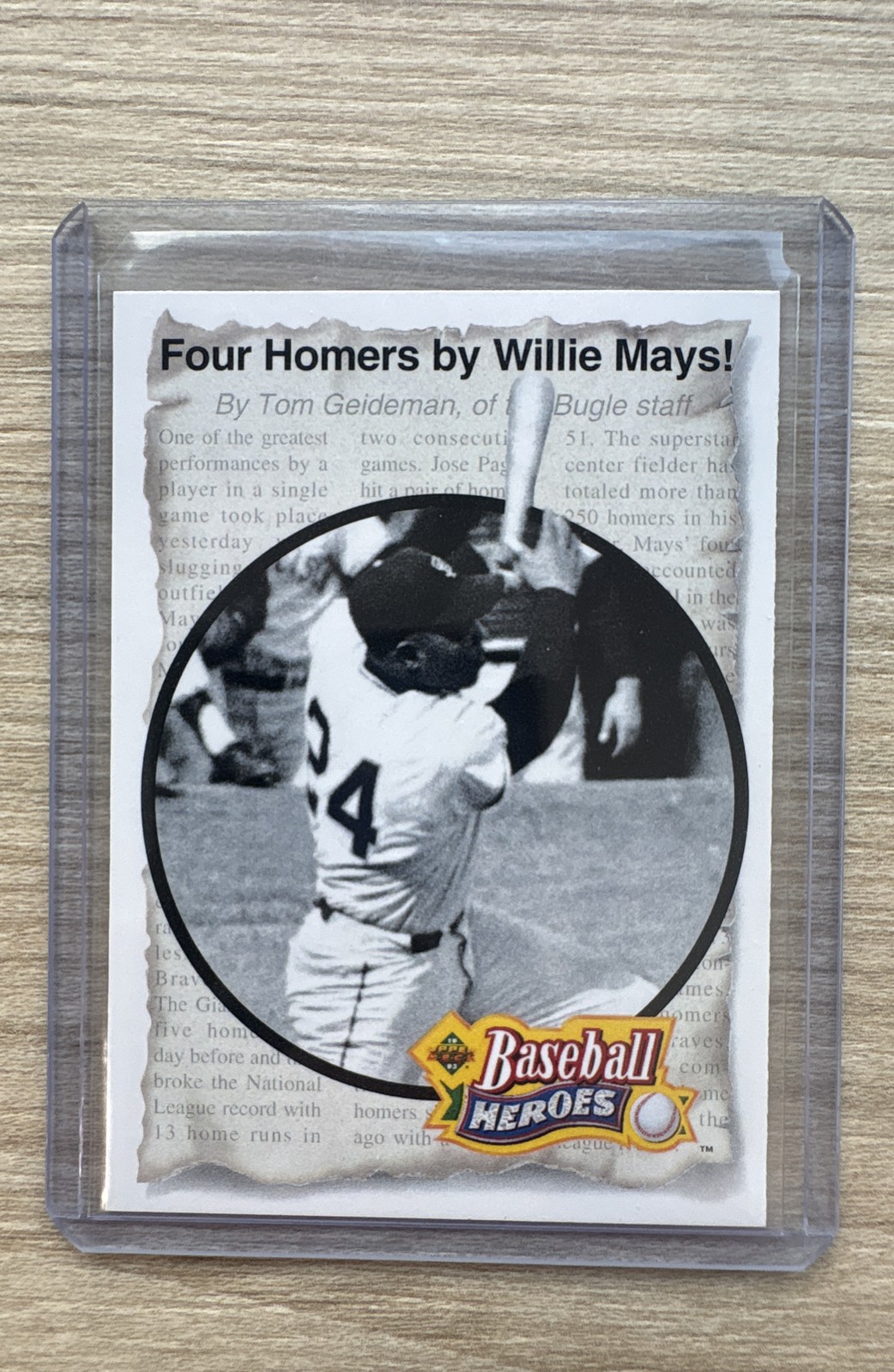 1993 Upper Deck - Baseball Heroes Willie Mays #49 Willie Mays